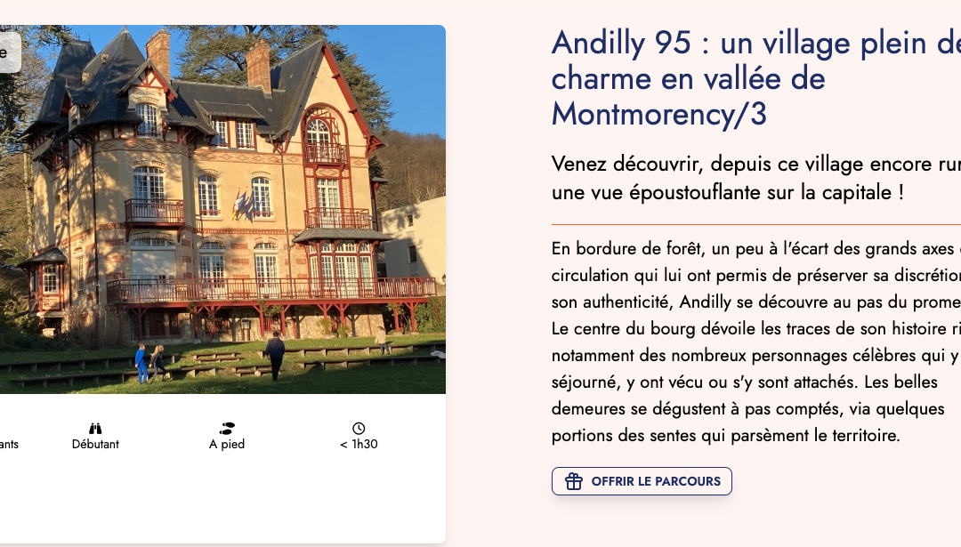 Venez découvrir Andilly autrement !