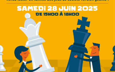 Réservez votre 28 juin pour un après-midi Jeux XXL