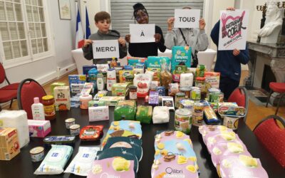 Collecte de denrées alimentaires et de produits d’hygiène
