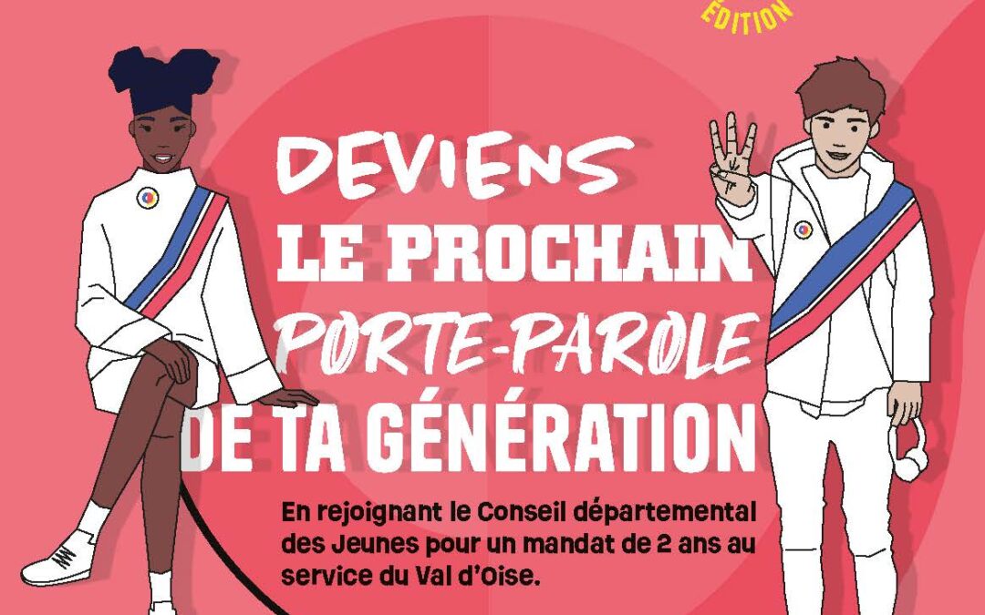 Le Val d’Oise lance la 3ᵉ édition du Conseil Départemental des Jeunes !